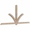 Ekena Millwork Redmond Smooth Timber Gable Bracket, Douglas Fir, 108"W x 49"H x 3 1/2"D x 3 1/2"F, 11/12 Pitch GBW108X49X0404RED00SDF - alternate 3